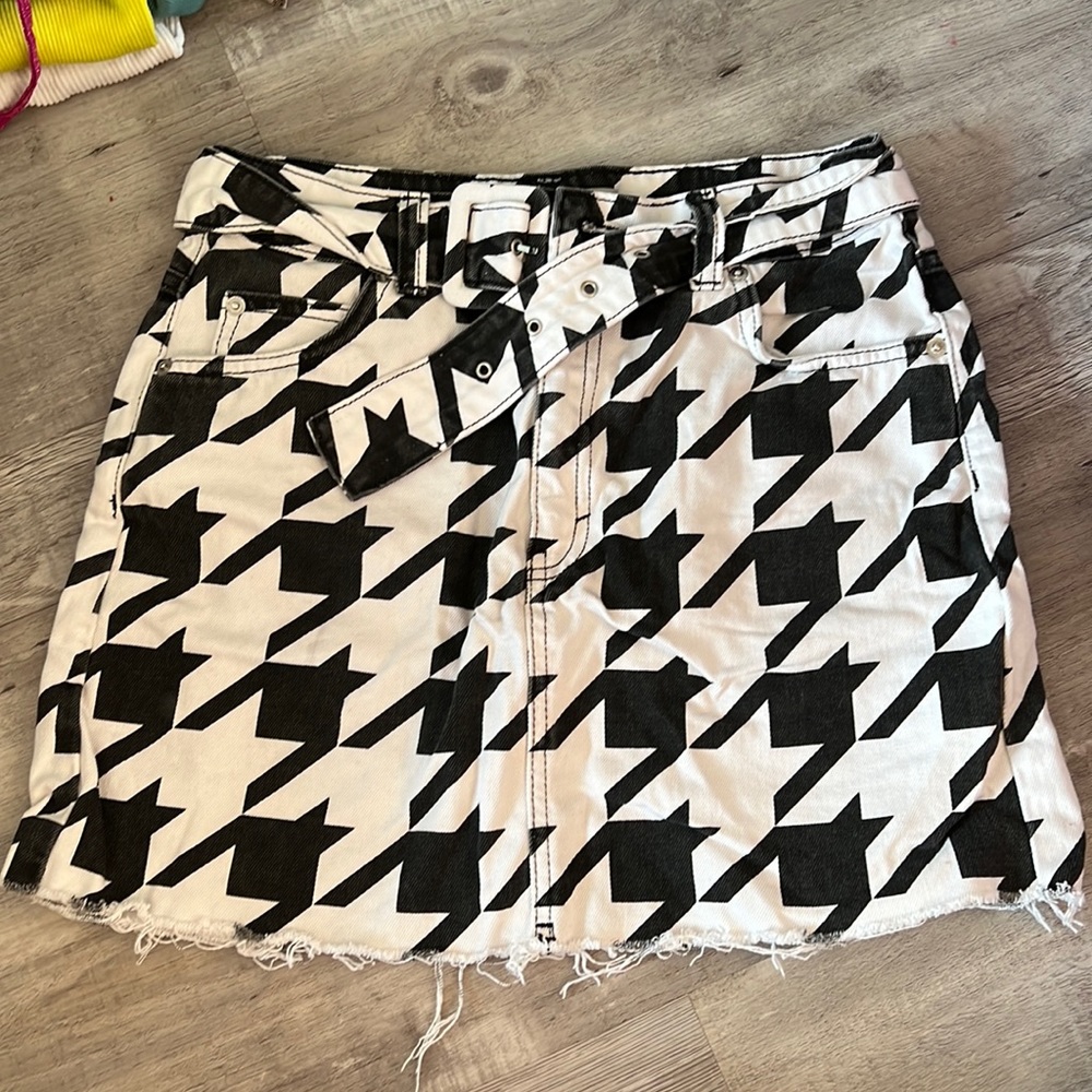 TOPSHOP MINI PRINTED SKIRT